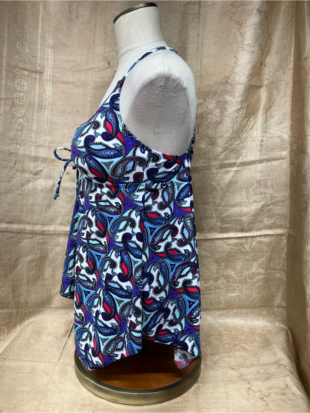 Tankini Swimsuit (TOP ONLY!!!) with Crisscross Straps - Picture 3 of 7
